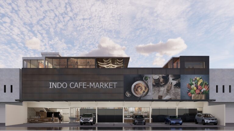 Exterior Supermarket by Barial Studio