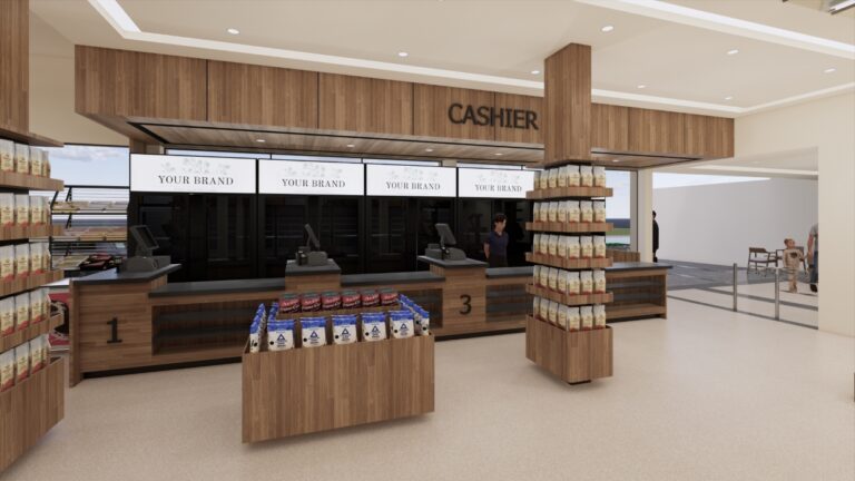 Interior Supermarket by Barial Studio