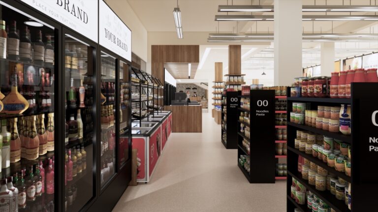 Interior Supermarket by Barial Studio