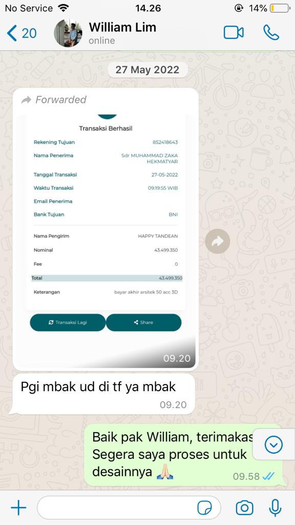 Testimonial for Barial Studio